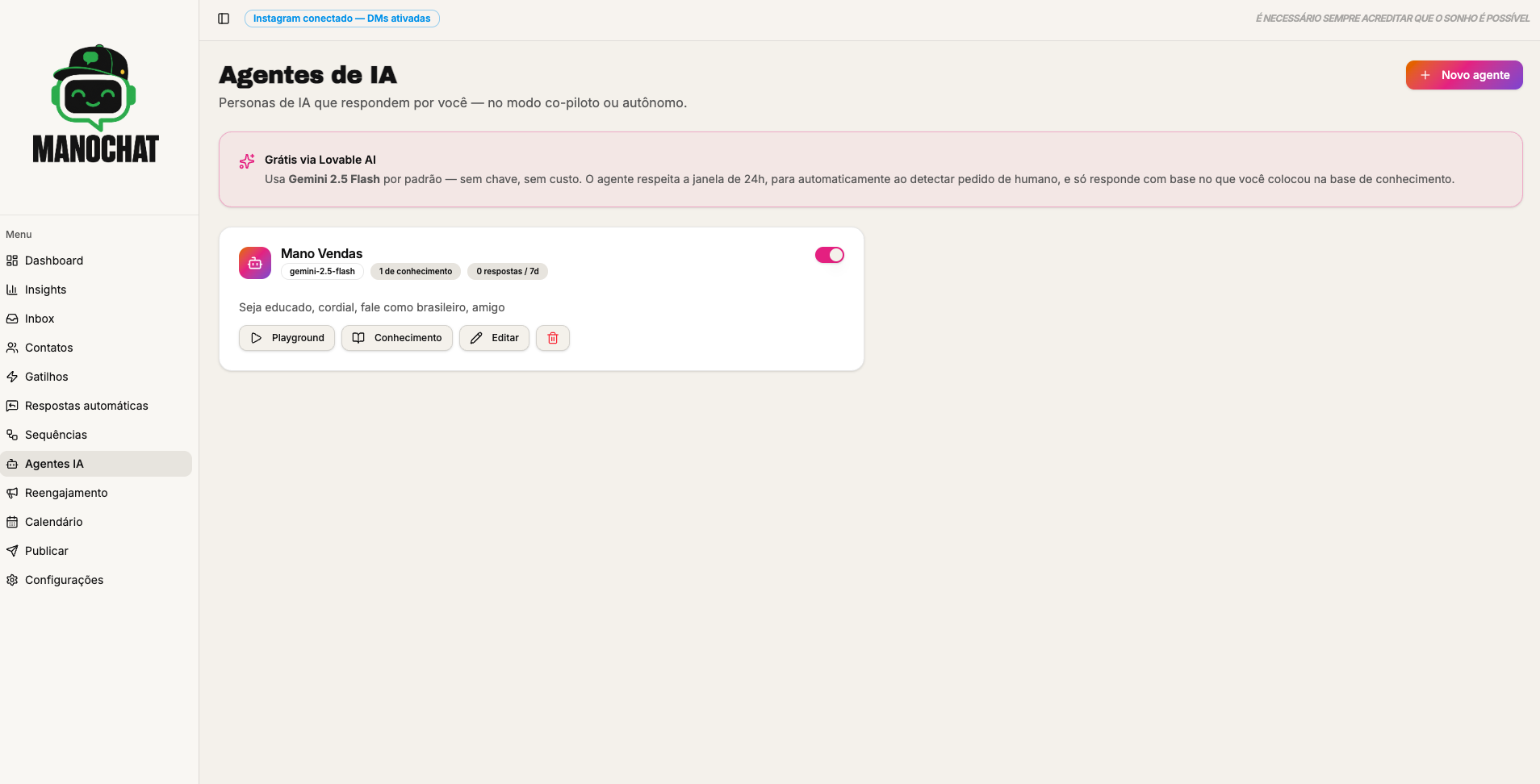 Encante — Mago Chat